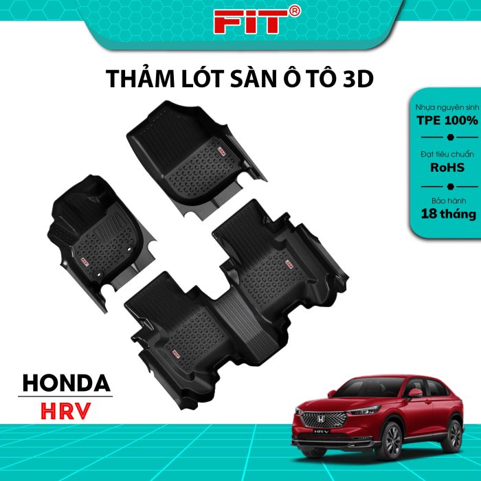 Thảm Lót Sàn Ô Tô Fitmat Xe Honda HRV 2024